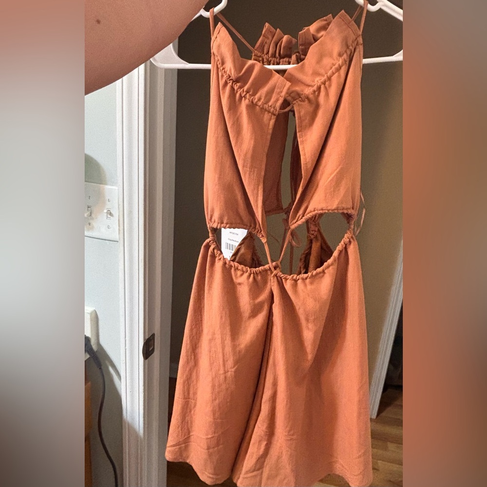 Rust/Clay Cutout Romper